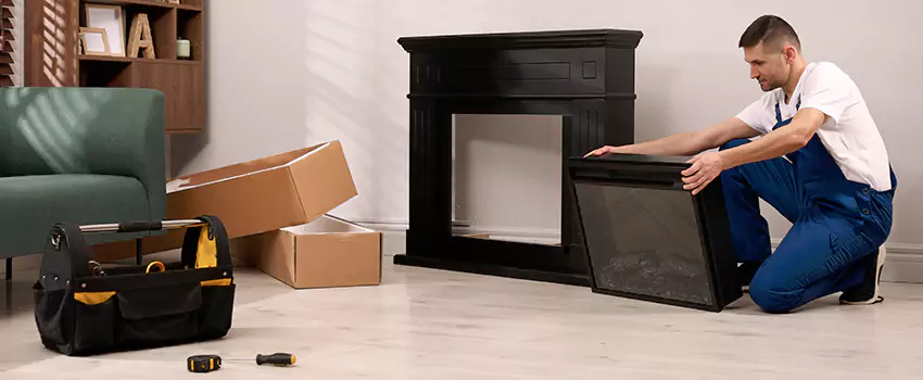 Old Rusted Metal Fireplace Repair And Replacement in Brigham City, UT