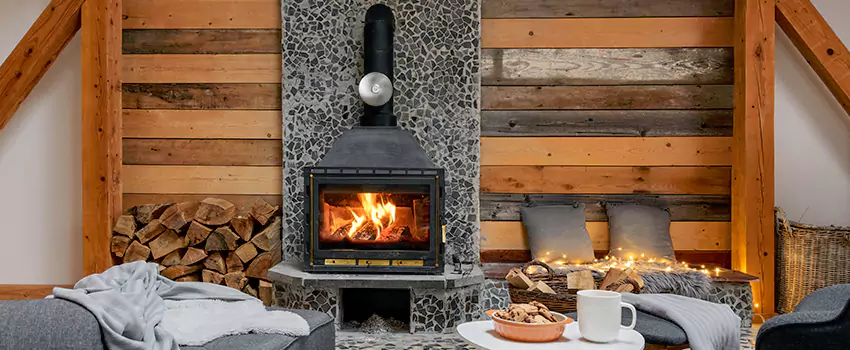 Thelin Hearth Products Direct Vent Gas Stove Fireplace Inspection in Brigham City, Utah